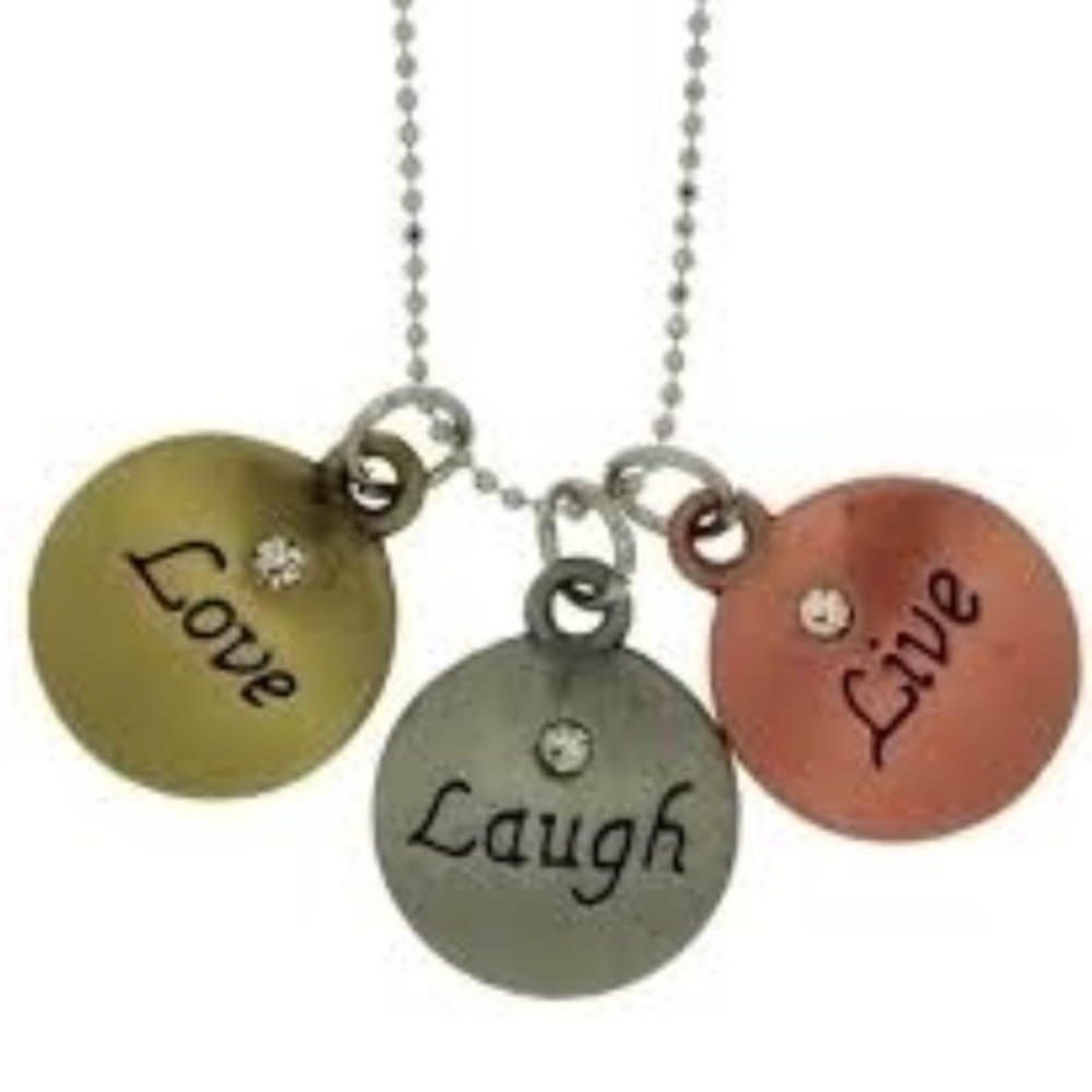 CHAIN CHARM Inspirational Message necklace